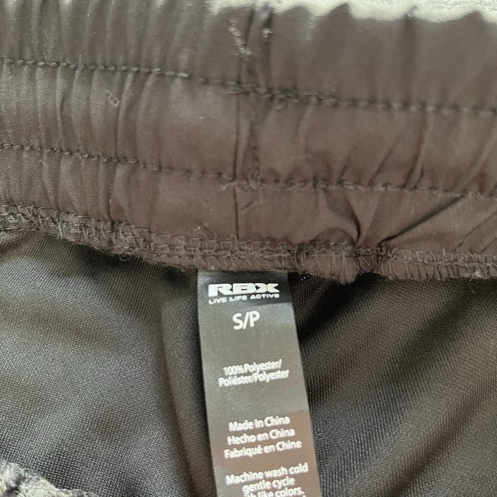 RBX Tapered Jogger Mens Small Black Activewear Cargo Pocket CRM7150A NWT